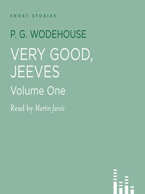 cover image of Very Good Jeeves, volume 1